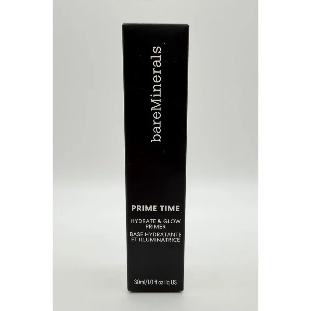 bareMinerals Prime Time Hydrate & Glow Primer 30ml / 1.0 fl. oz. NEW in Box